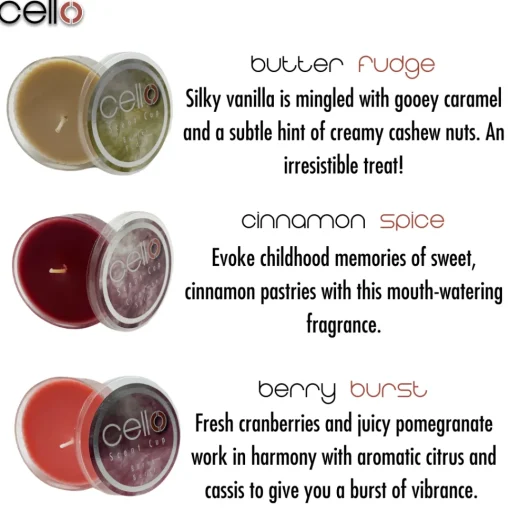 Cello Scent Cup Trio - Merry Christmas