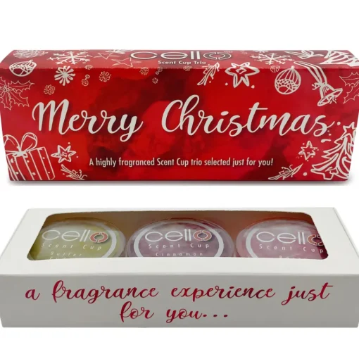 Cello Scent Cup Trio - Merry Christmas