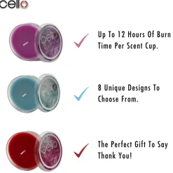 Cello Scent Cup Trio - Thank You