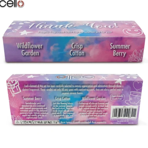 Cello Scent Cup Trio - Thank You