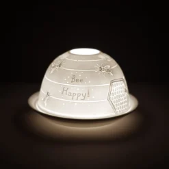 Cello Tealight Dome - Bee Happy