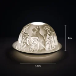 Cello Tealight Dome - Dog