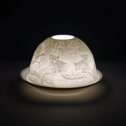 Cello Tealight Dome - Leopard