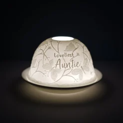 Cello Tealight Dome - Loveliest Auntie