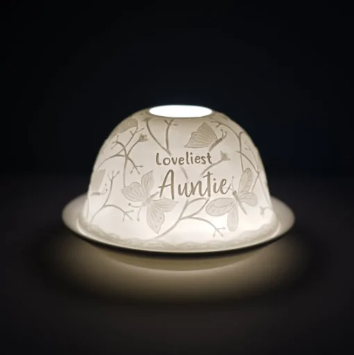 Cello Tealight Dome - Loveliest Auntie