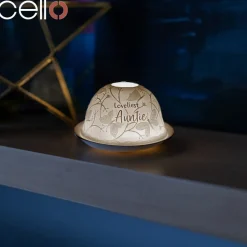 Cello Tealight Dome - Loveliest Auntie