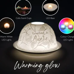 Cello Tealight Dome - Loveliest Auntie
