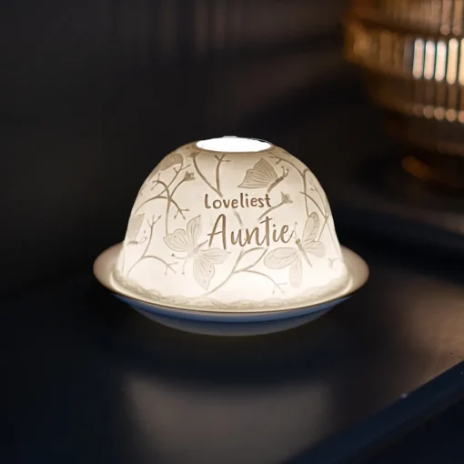 Cello Tealight Dome - Loveliest Auntie