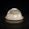 Cello Tealight Dome - Santa & Dog