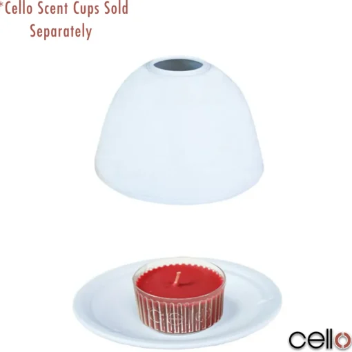 Cello Tealight Dome - Santa & Dog
