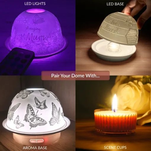 Cello Tealight Dome - Special Friend Woodland