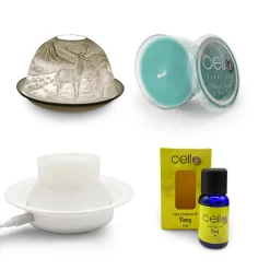 Cello Tealight Dome Bundle - Highland Stag