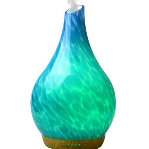 Cello Ultrasonic Diffuser Art Glass - Ocean Floor Large