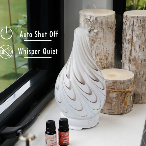 Cello Ultrasonic Diffuser Art Glass - Galaxy Swirls