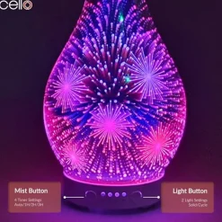 Cello Ultrasonic Diffuser - 3D Firework