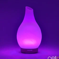 Cello Ultrasonic Diffuser Art Glass - Frosted Large