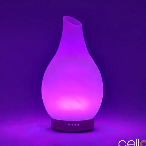 Cello Ultrasonic Diffuser Art Glass - Frosted Large