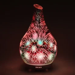 Cello Ultrasonic Diffuser - 3D Firework & Sandalwood Fragrance Oil Bundle