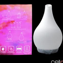 Cello Ultrasonic Diffuser Art Glass - Frosted Large
