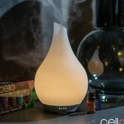 Cello Ultrasonic Diffuser Art Glass - Frosted Large