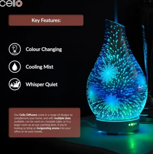 Cello Ultrasonic Diffuser - 3D Firework