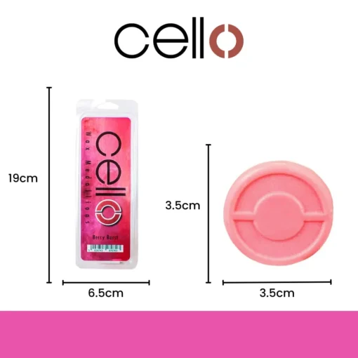 Cello Wax Medallions - Berry Burst