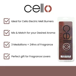 Cello Wax Medallions - Peach Velvet