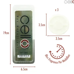 Cello Wax Medallions - Soft Linen