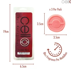 Cello Wax Medallions - Summer Berry