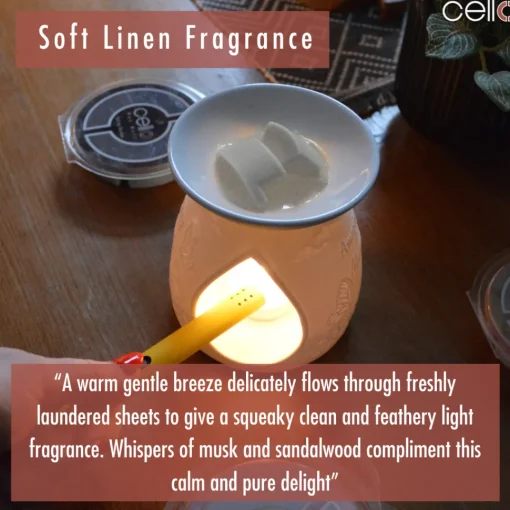 Cello Wax Melt - Soft Linen