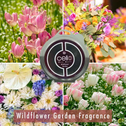 Cello Wax Melt - Wildflower Garden
