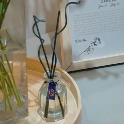 Cello Zodiac Reed Diffuser - Cancer with Clear Quartz - Radiant Flora
