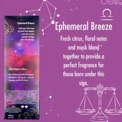 Cello Zodiac Reed Diffuser - Libra with Aventurine - Ephemeral Breeze