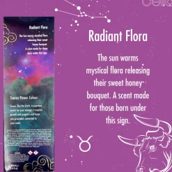Cello Zodiac Reed Diffuser - Taurus with Malachite - Radiant Flora