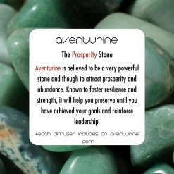 Cello Zodiac Reed Diffuser - Libra with Aventurine - Ephemeral Breeze