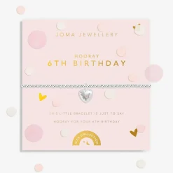 Joma Jewellery A Little Children's Confetti Bracelet - 6th Birthday