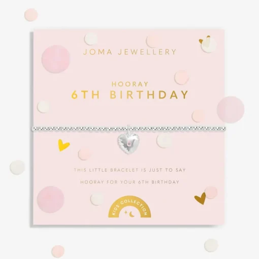Joma Jewellery A Little Children's Confetti Bracelet - 6th Birthday