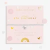 Joma Jewellery A Little Children's Confetti Bracelet - 5th Birthday
