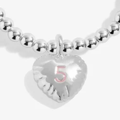 Joma Jewellery A Little Children's Confetti Bracelet - 5th Birthday