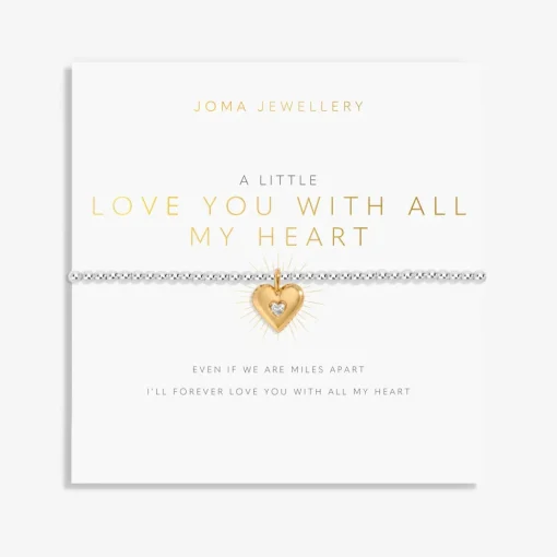 Joma Jewellery Bracelet - A Little Love You with All My Heart