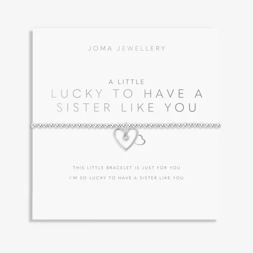 Joma Jewellery Bracelet - A Little Lucky to Have a Sister Like You