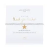 Joma Jewellery Bracelet - A Little Thank You Teacher - Star