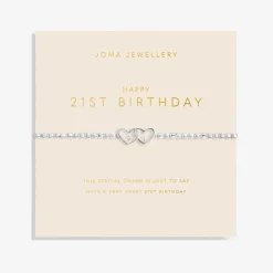 Joma Jewellery Bracelet - Forever Yours Happy 21st Birthday
