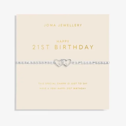 Joma Jewellery Bracelet - Forever Yours Happy 21st Birthday