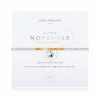 Joma Jewellery Bracelet - a little BIRTHSTONE NOVEMBER YELLOW QUARTZ