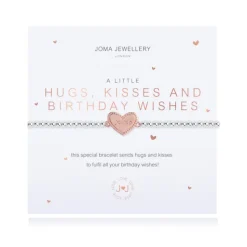 Joma Jewellery Bracelet - A Little Hugs, Kisses and Birthday Wishes