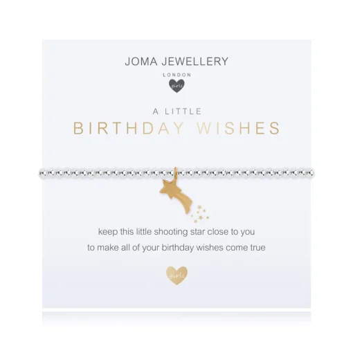 Joma Jewellery Bracelet - Children's A Little 'Birthday Wishes' Bracelet