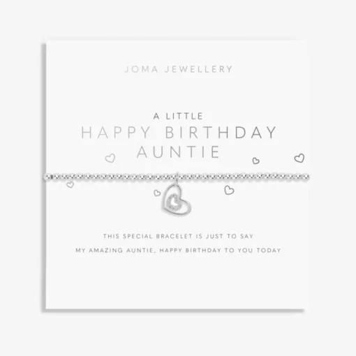 Joma Jewellery Bracelet - A Little Happy Birthday Auntie