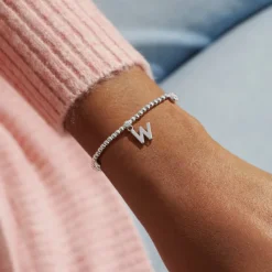 Joma Jewellery Bracelet - A Little Alphabet 'W'