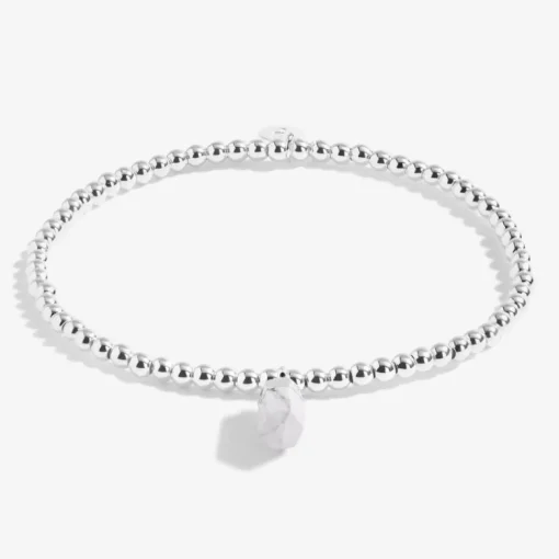 Joma Jewellery Bracelet - A Little 'Howlite' Crystal